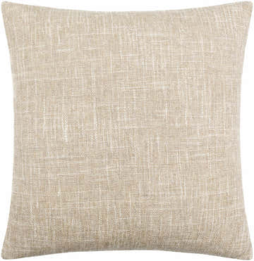 Rapha Beige Throw Pillow