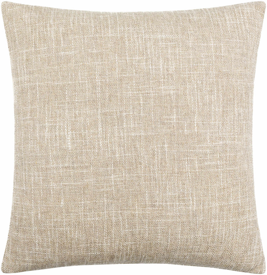 Rapha Beige Throw Pillow