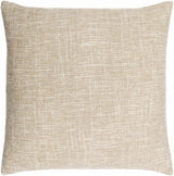 Rapha Beige Throw Pillow