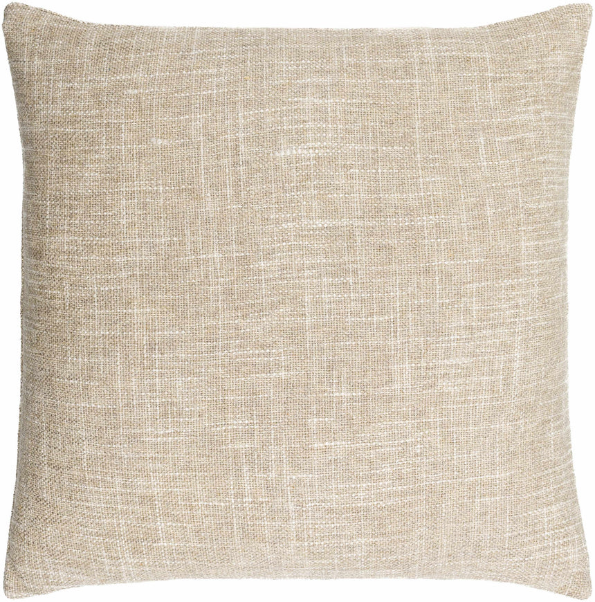 Rapha Beige Throw Pillow
