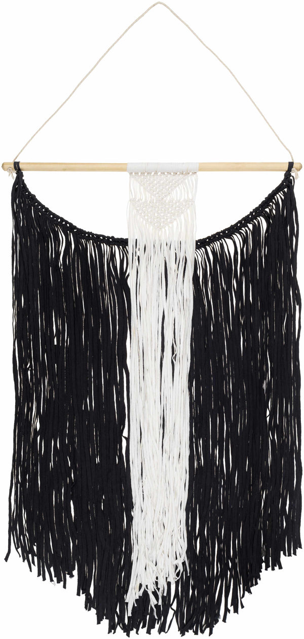 Rosebank Boho Black and White Wall Hanging