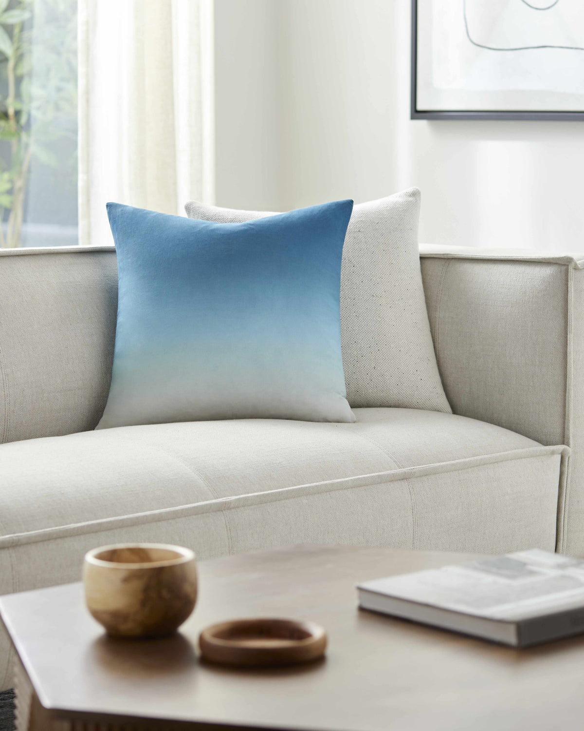 Rohit Teal Throw Pillow