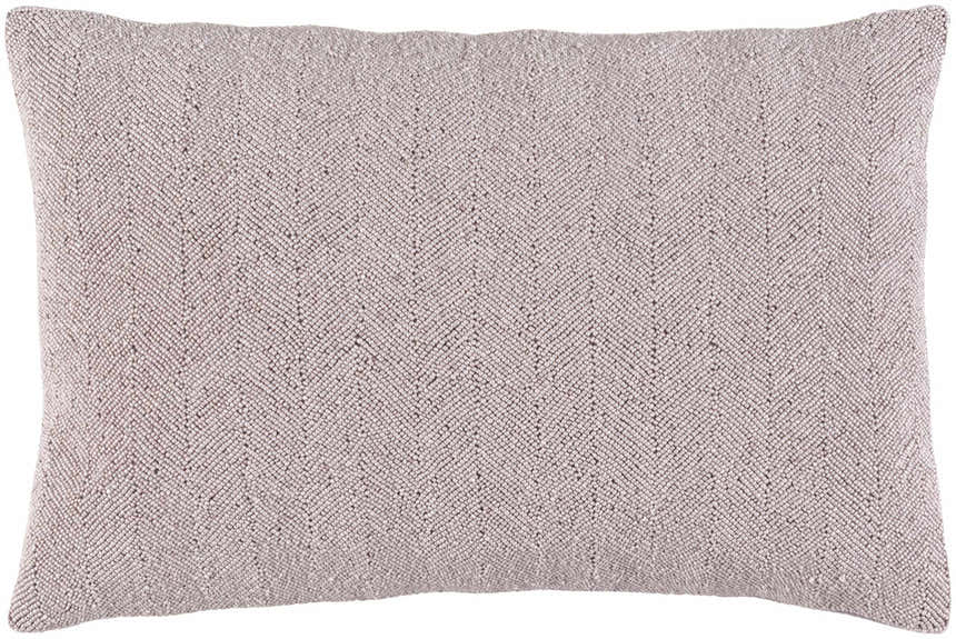 Ruthville Lavender Textured Cotton Throw Pillow - Clearance