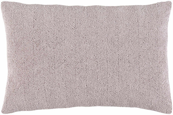 Ruthville Lavender Textured Cotton Throw Pillow - Clearance