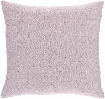 Ruthville Lavender Textured Cotton Throw Pillow - Clearance