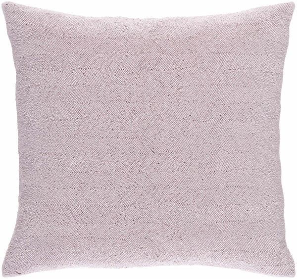 Ruthville Lavender Textured Cotton Throw Pillow - Clearance