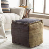 Riederich Charcoal Pouf - Clearance