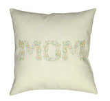 Ricky Floral Mom Design Accent Outdoor Pillow