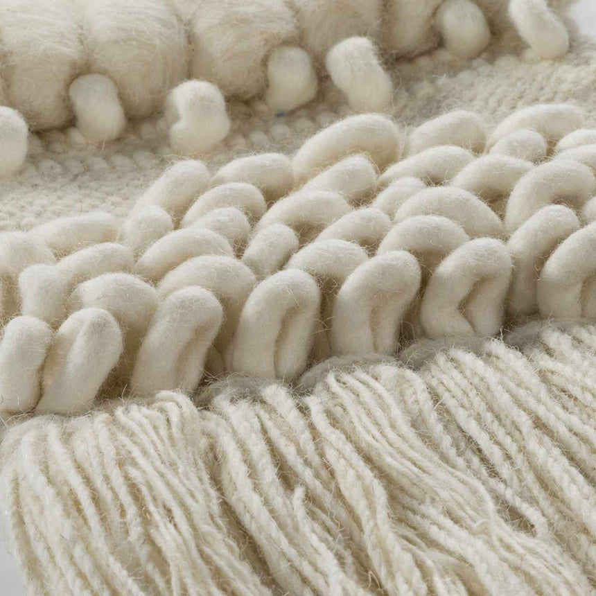 Riverwatch Ivory Woven Patterned Wall Hanging