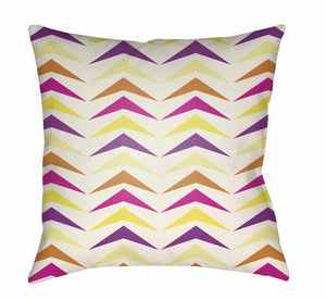 Reika Multicolor Chevron Accent Pillow