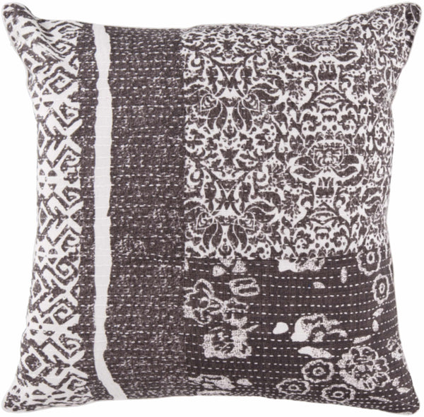 Rehan Monochrome Patchwork Accent Pillow - Clearance