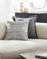 Renny Cozy Textured Outdoor Throw Pillow - Clearance