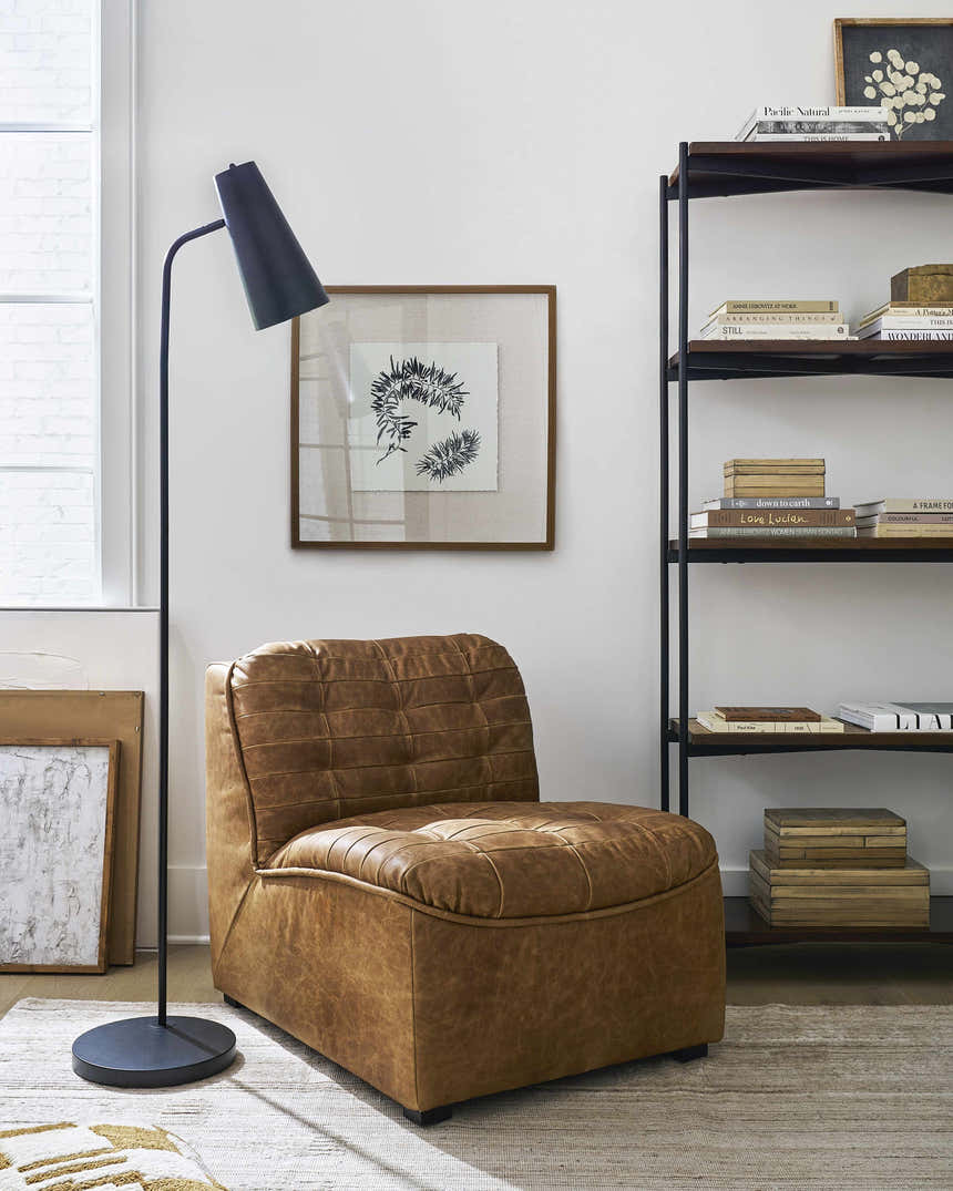 Montacuto Black Floor Lamp