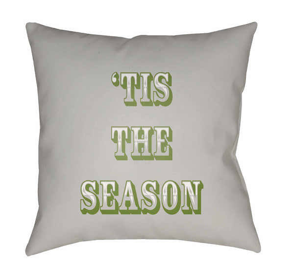 Ronia Gray 'Tıs The Season Outdoor Throw Pillow