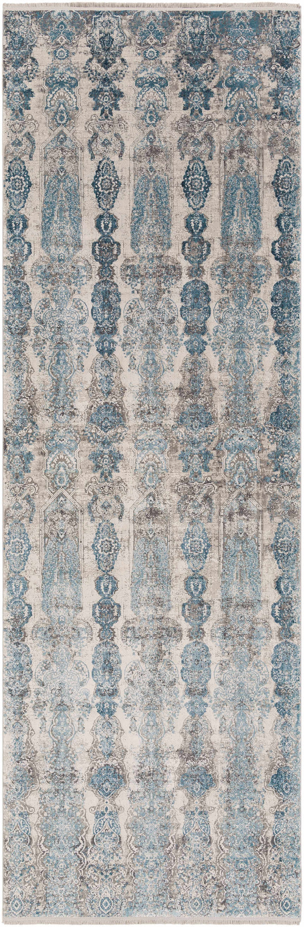 Rydalmere Luxury Fringed Faux Silk Rug