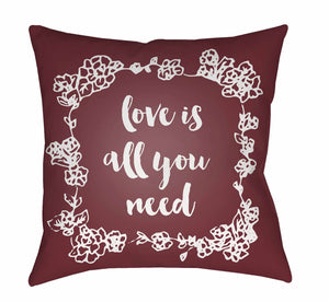 Rocha Love Is All You Need Accent Pillow