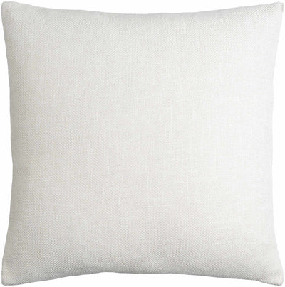 Reijo White Linen Look Accent Pillow