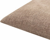 Reijo Brown Linen Look Accent Pillow