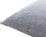 Reijo Silver&Blue Linen Look Accent Pillow - Clearance