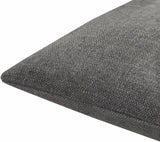 Reijo Gray Linen Look Accent Pillow