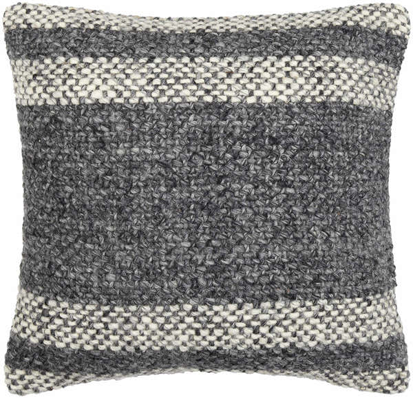 Radka Charcoal Throw Pillow - Clearance