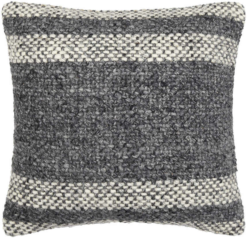 Radka Charcoal Throw Pillow - Clearance