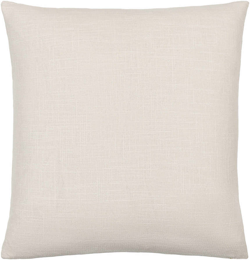 Royce Ivory Textured Throw Pillow