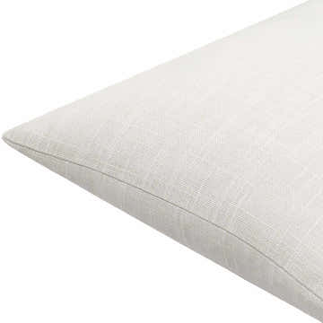 Royce Ivory Textured Throw Pillow