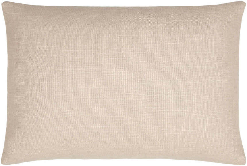 Royce Tan Textured Throw Pillow - Clearance