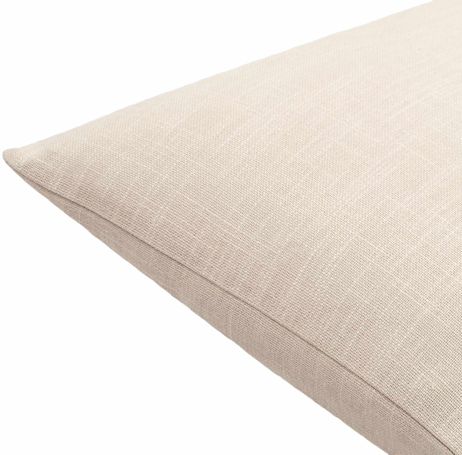 Royce Tan Textured Throw Pillow - Clearance