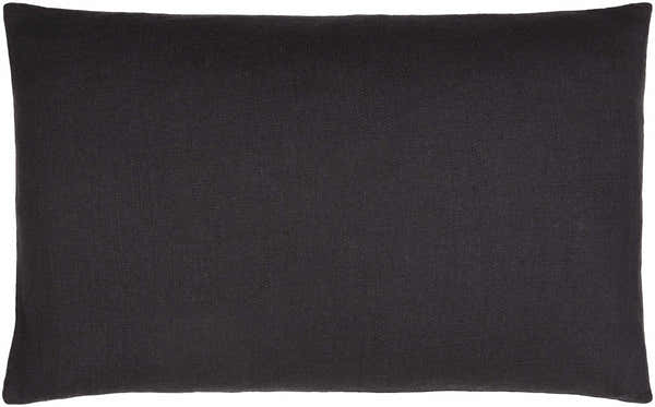 Royce Black Textured Accent Pillow - Clearance
