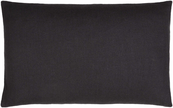 Royce Black Textured Accent Pillow