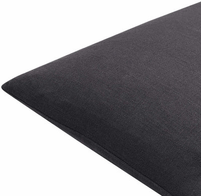 Royce Black Textured Accent Pillow
