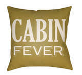 Razon Mustard Cabin Fever Accent Outdoor Pillow
