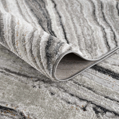 Live Marble Dark Gray Area Rug