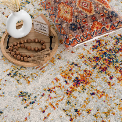 Rustic Orange Area Carpet - Limited Edition