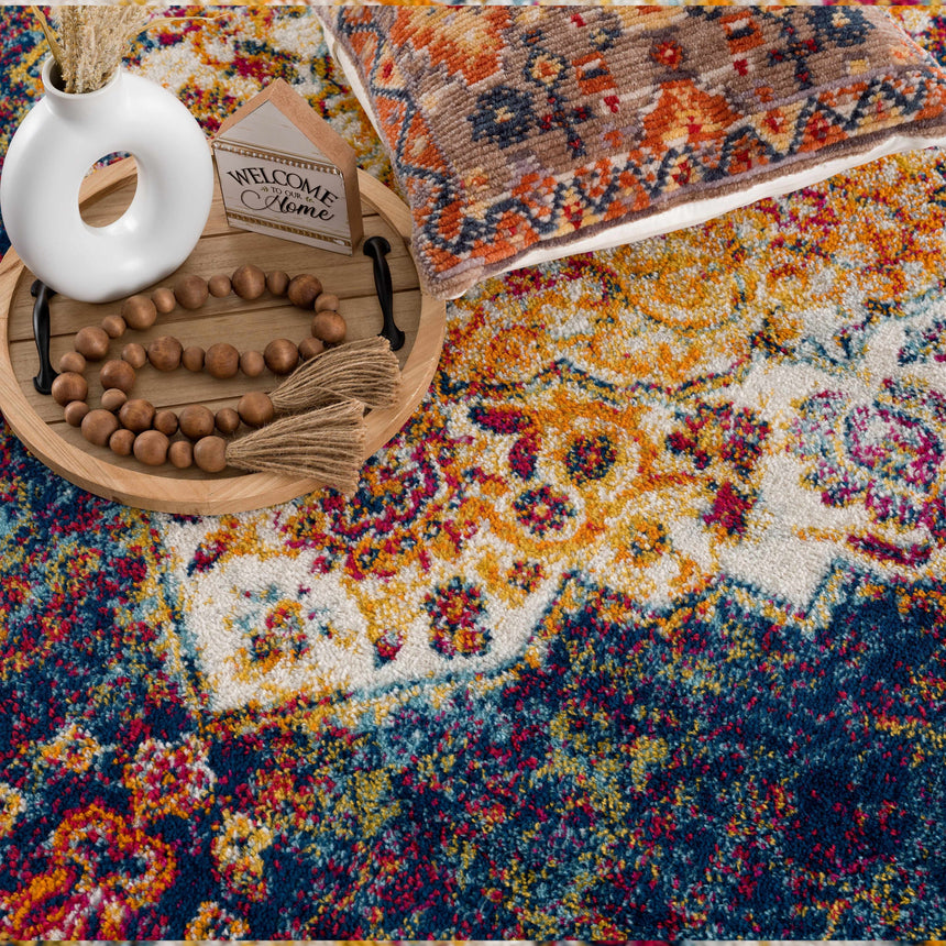 Istanbul Navy Area Rug - Clearance