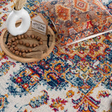 Istanbullu Blue & Orange Area Rug - Clearance