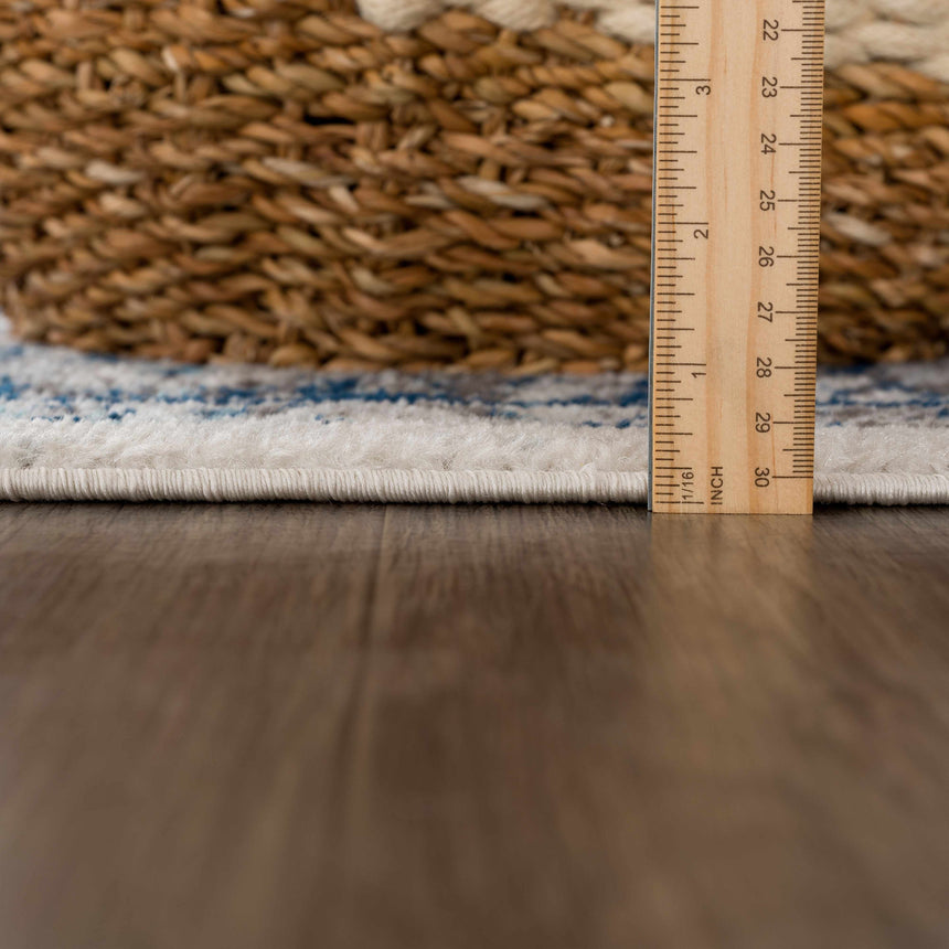 Istanbul Vintage Blue Area Rug - Clearance