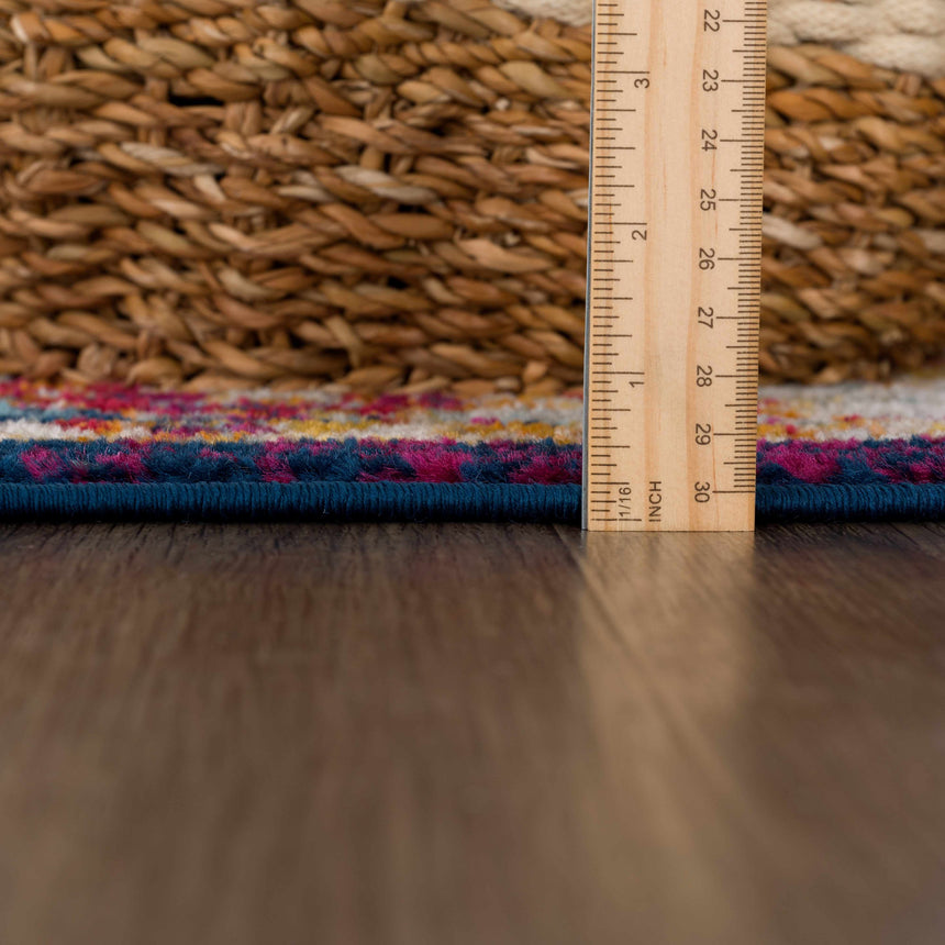 Istanbul Vintage Navy Area Rug - Clearance