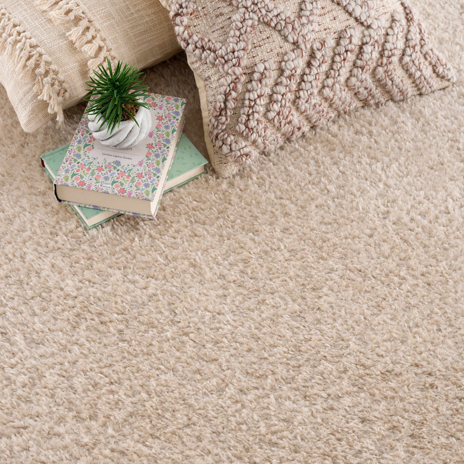 Heavenly Dark Beige Area Rug - Clearance