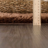 Heavenly Solid Brown Plush Rug - Clearance