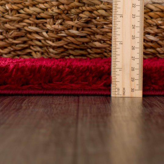 Heavenly Solid Red Plush Rug - Clearance – Boutique Rugs