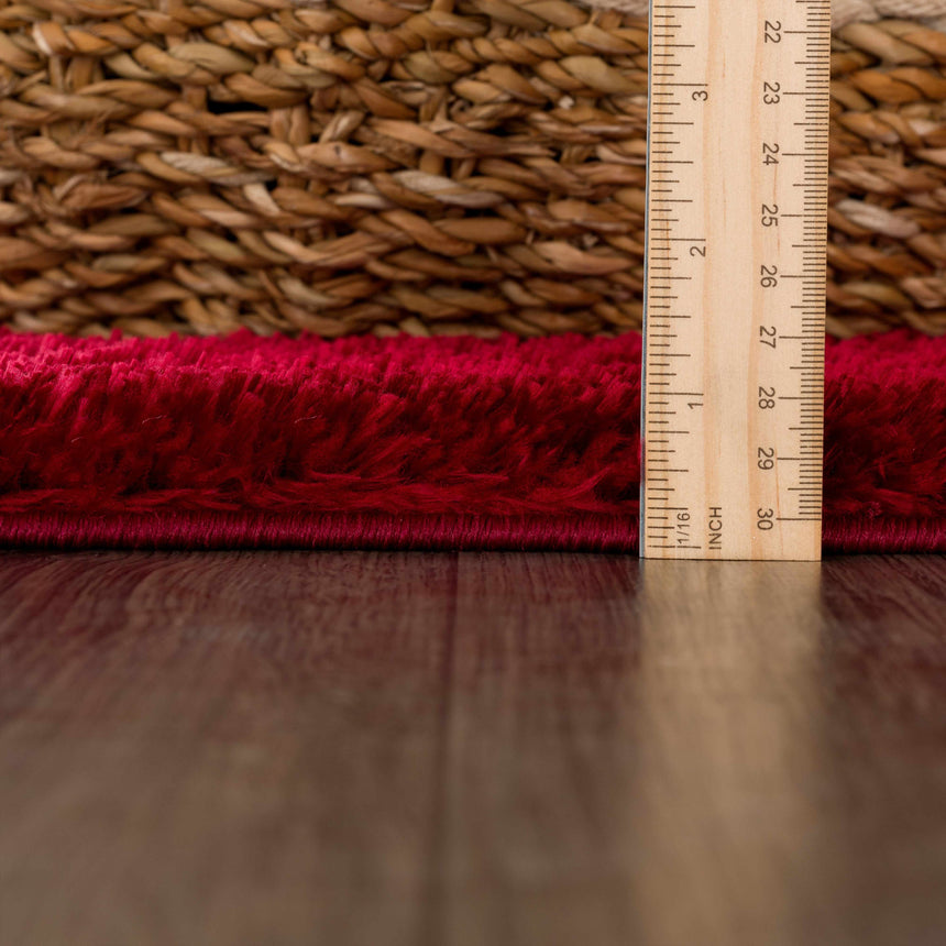 Heavenly Solid Red Plush Rug - Clearance – Boutique Rugs