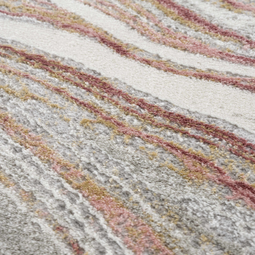 Live Marble Pink Area Rug