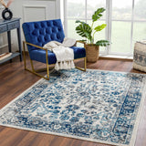 Istanbul Vintage Blue Area Rug - Clearance