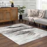 Live Marble Gray Area Rug