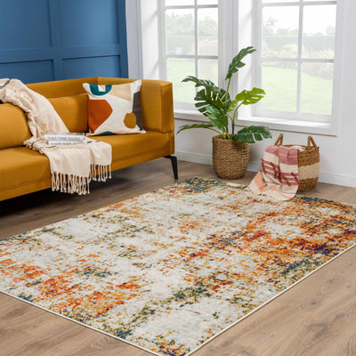 Rustic Orange Area Carpet - Limited Edition