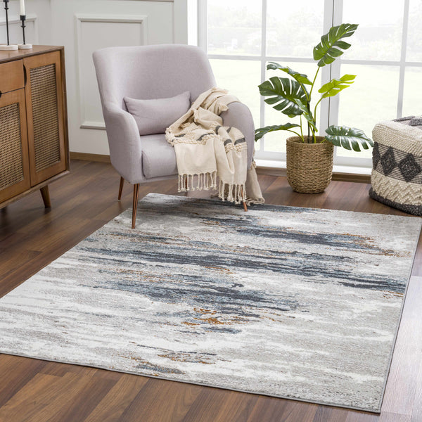 Live Marble Navy Area Rug