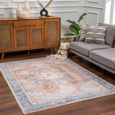 Rosman Distressed Washable Rug